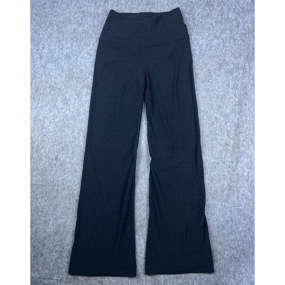 Lot of 2 Beyond Yoga Women's High Waist Bootcut Pants Black Beige Size Medium - Picture 2 of 16